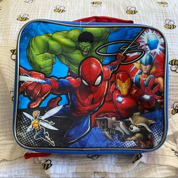 NWT Marvel Avengers Kids Soft Lunch Box - Picture 2 of 3